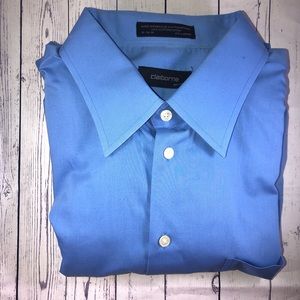 Claiborne 2x blue button up